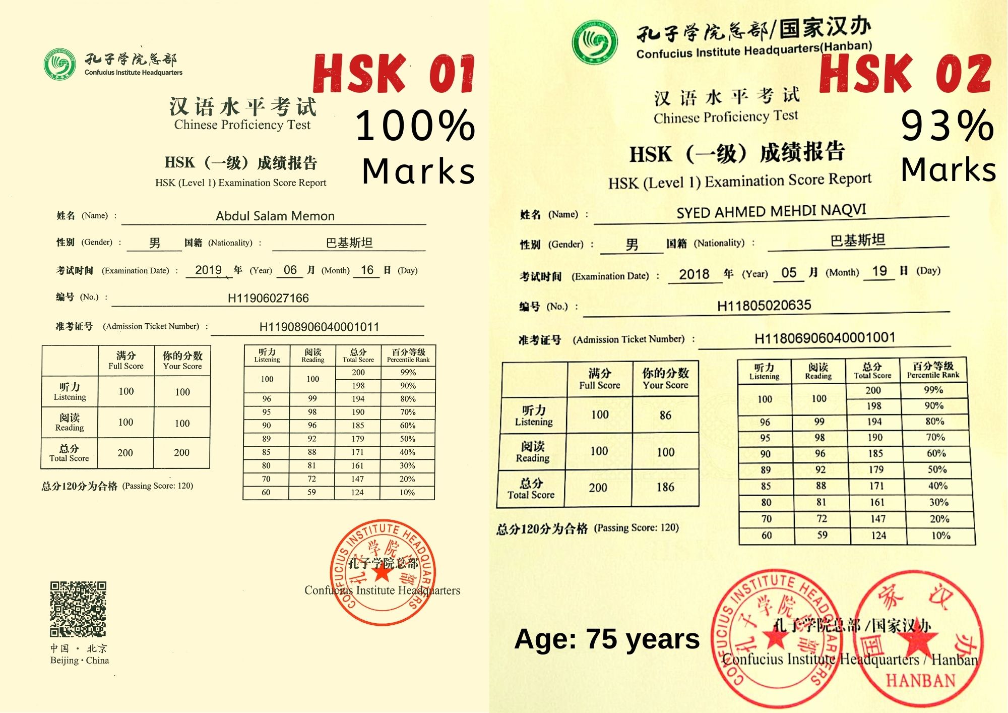 International HSK exam